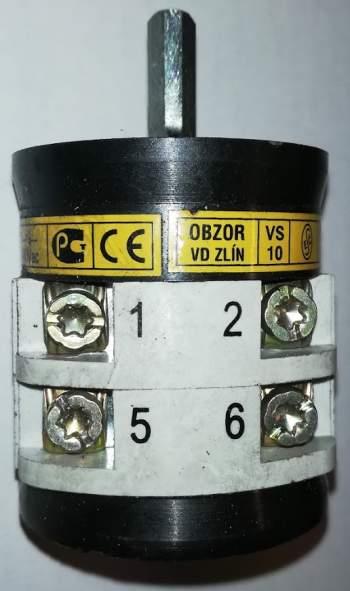 VS10-1104-D4 - přepínač 10A 380V  OBZOR