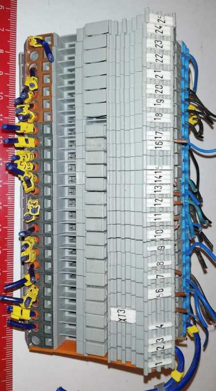 sestava svorek WAGO z demontáže, dle foto