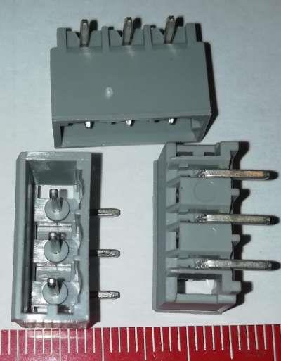 WAGO 60345297 - 3pin, RM5  ..  balení 20ks za 100Kč