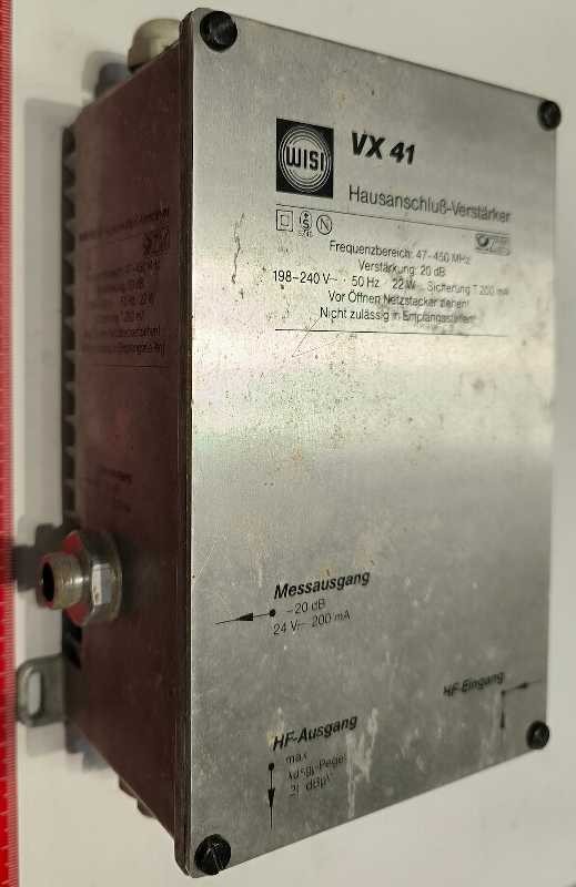 WISI VX41 Hausanschluss-Verstarker 47-450MHz  .. použitý / used.. cena na dotaz / price on request