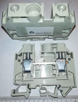 není skladem - řadová svorkovnice WK10 Si/U D 500V 10mm2 .. balení 12ks za 100Kč