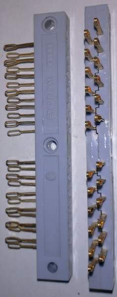 WK46543 konektor řadový, zlacený, samice    .... cena na dotaz / price on request