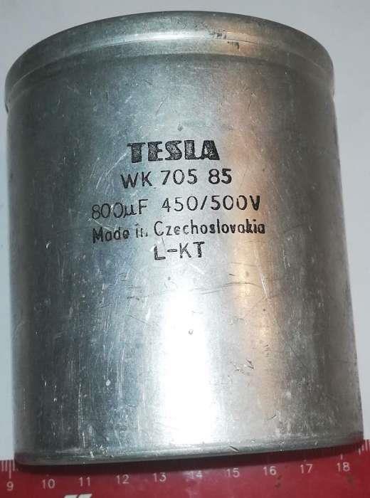 WK70585 800uF 450/500V pájený