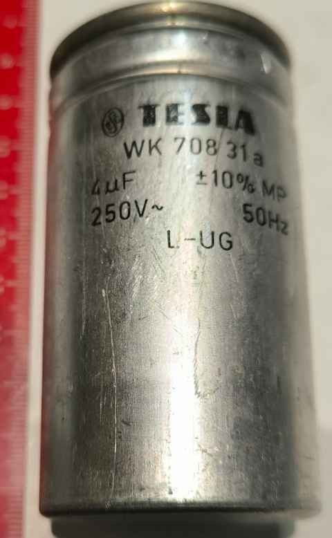 WK70831a 4uF 250V 50Hz - TESLA