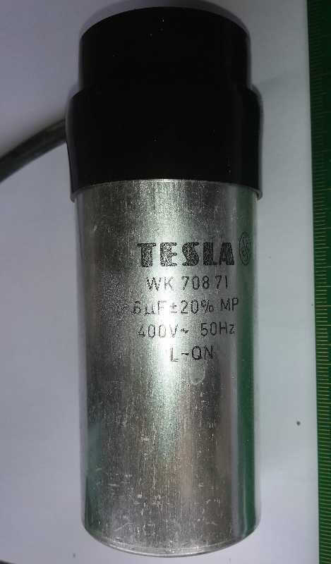 WK70871 - Motorový kondenzátor 6uF/400V/50Hz