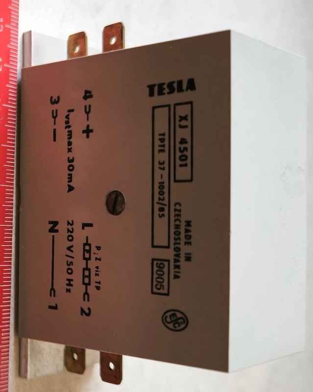 Bezkontaktní Relé TESLA XJ 4501 220V/50Hz  .. cena na dotaz / price on request