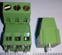 XY128V-A-3P - Svorkovnice do pl. sp., 5mm, 3 póly .. balení 25 trojic za 100Kč