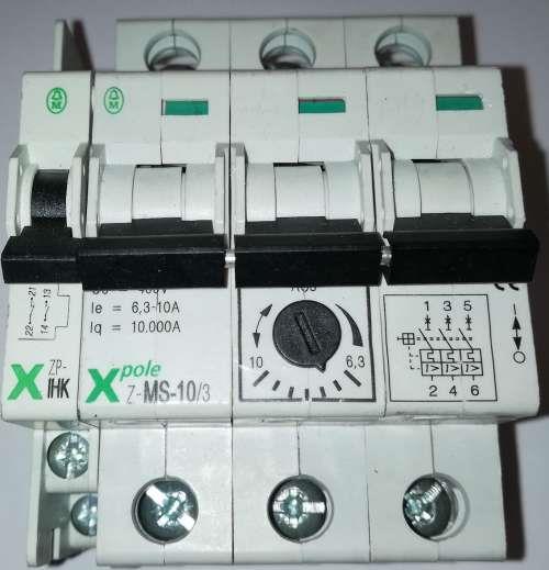 Z-MS-10/3 (248411) Spouštěč motoru 10A 3P + ZP-IHK