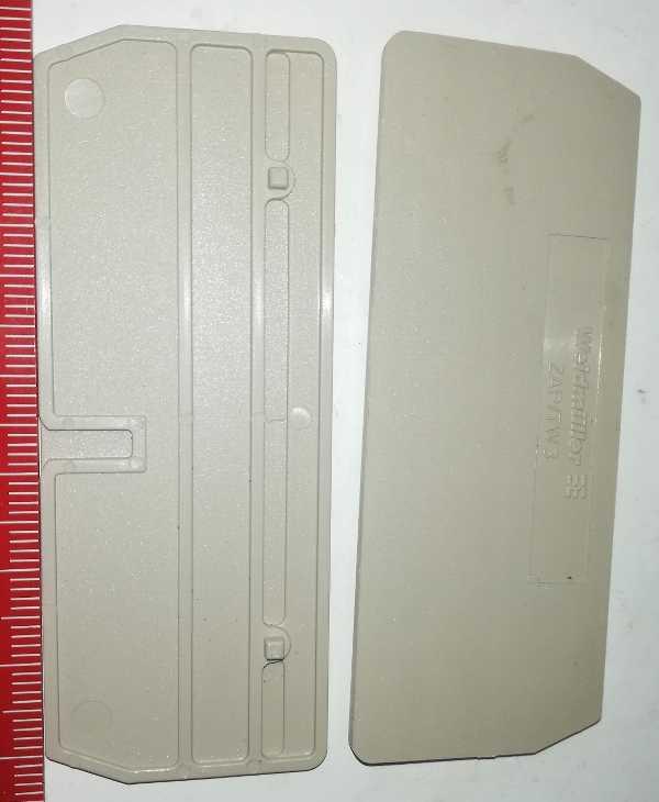 1608800000 ZAP/TW3 WEIDMÜLLER - Krajní/oddělovací destička .. balení 14ks za 90Kč