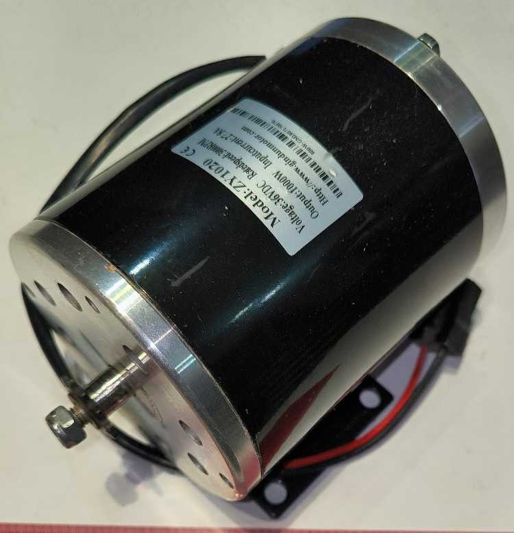 Elektro motor ZY1020 - 36V 1000W pro elektro mini ATV (pro řetez 25H)  .. použitý / used