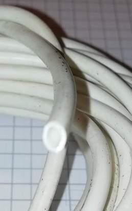 bužírka 3mm bílá, balení 5m v několika kusech  .. za 20Kč