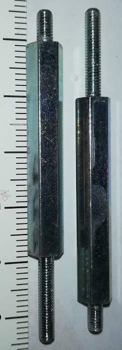 distanční sloupek  kovový 58mm M3 .. balení 20ks za 50Kč