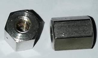 distanční sloupek  PAC PEG MG-M2,5-11 , délka 11mm, vn. závit 2,5mm .. balení 50ks za 50Kč