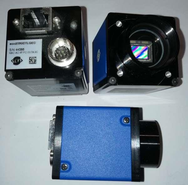 eco2050CTLGEC - Průmyslová kamera, 2 x vystup pro LED kontroler, 1600 x 1200, 33,2 fps, 2/3