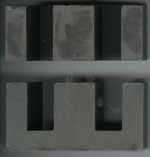 E55 H22 Al=400 - feritové jádro, pár