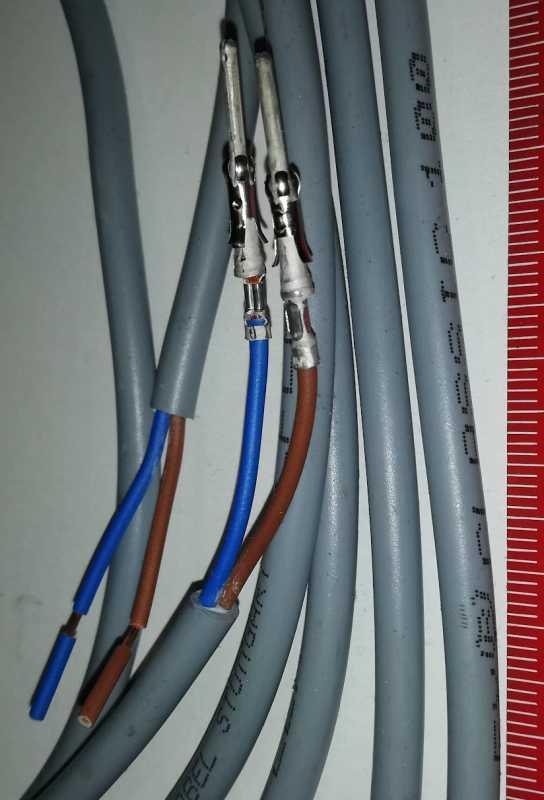 datový kabel 2x0,50 LAPP OLFLEX, dle foto, délka 5m, z přípravy výroby