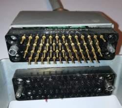 konektor 50pin - pár (DS2112-250.2-3 + DS2112-250.1-3) pájené .. cena na dotaz / price on request