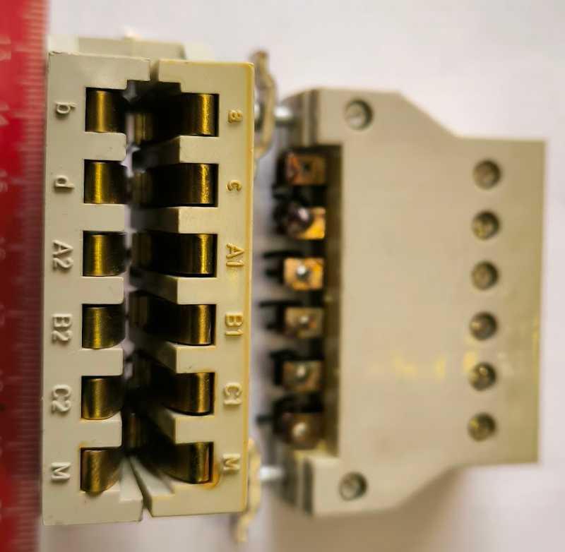 konektor-414 - neupřesněný typ, 2x6pin, starší typ, zlacené kontakty   .. cena na dotaz / price on request