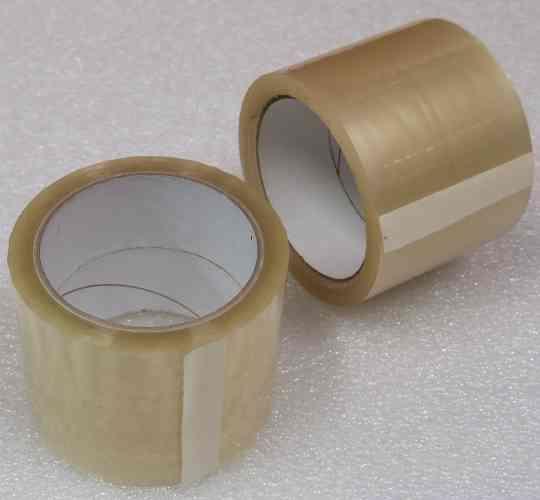 Lepící páska transparentní, šíře 75mm, návin 60m