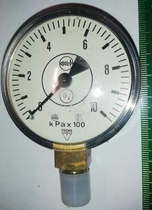 manometr 0-1MPa, Chirana/Prema, ČSN257210 A60