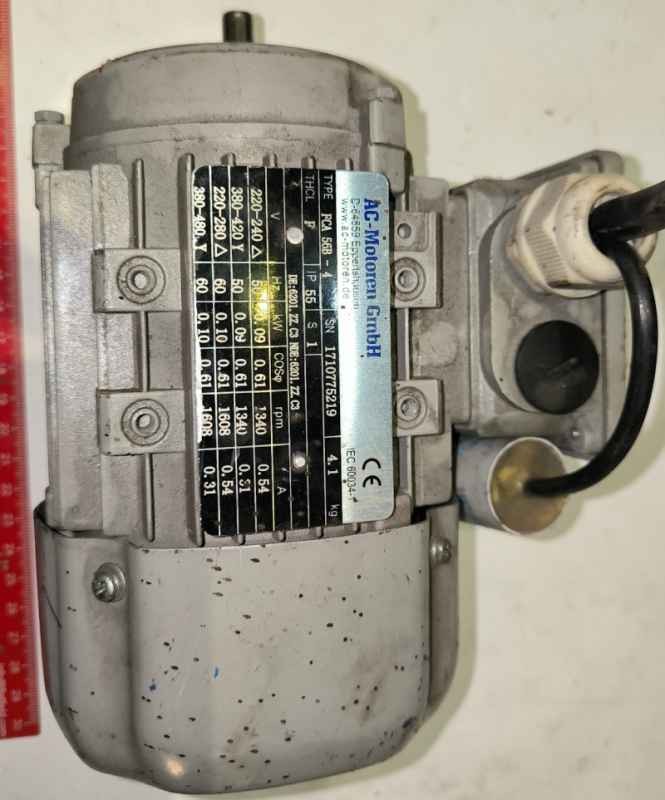 motor FCA56B-4 0,09kW, viz štítek  .. použitý / used