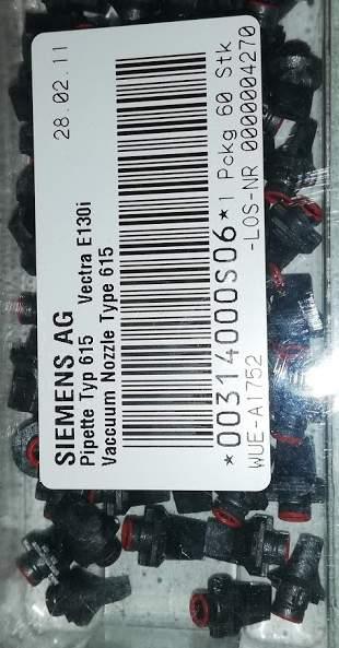 Pipette typ 615 Vectra E130i  Vaccuum Nozzle Type 615 ..  .. cena na dotaz / price on request