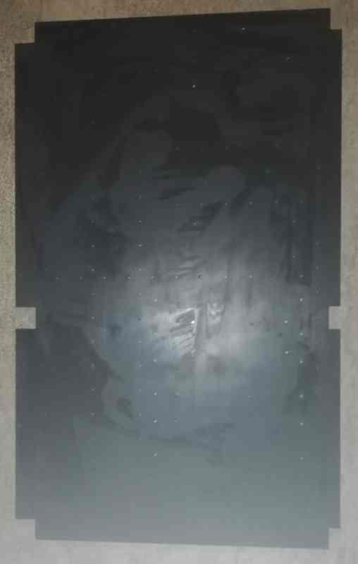 plastová deska z rozváděče, 86x53 cm, tloušťka 8mm, cca 3,7kg, z demontáže  .. za 95Kč + dopravné