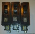 staší jističe 6A, 6A, 20A .. balení 3ks  za 100Kč