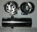 DIN konektor 4pin, bez plastu ..balení 48ks za  40Kč