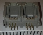 konektor 6pin dvojitý  .. balení 40 dvojic za 100Kč