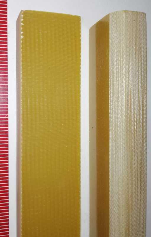 sklotextilová tyčka (113)  .. 215x18x10mm, jedná hrana skošená