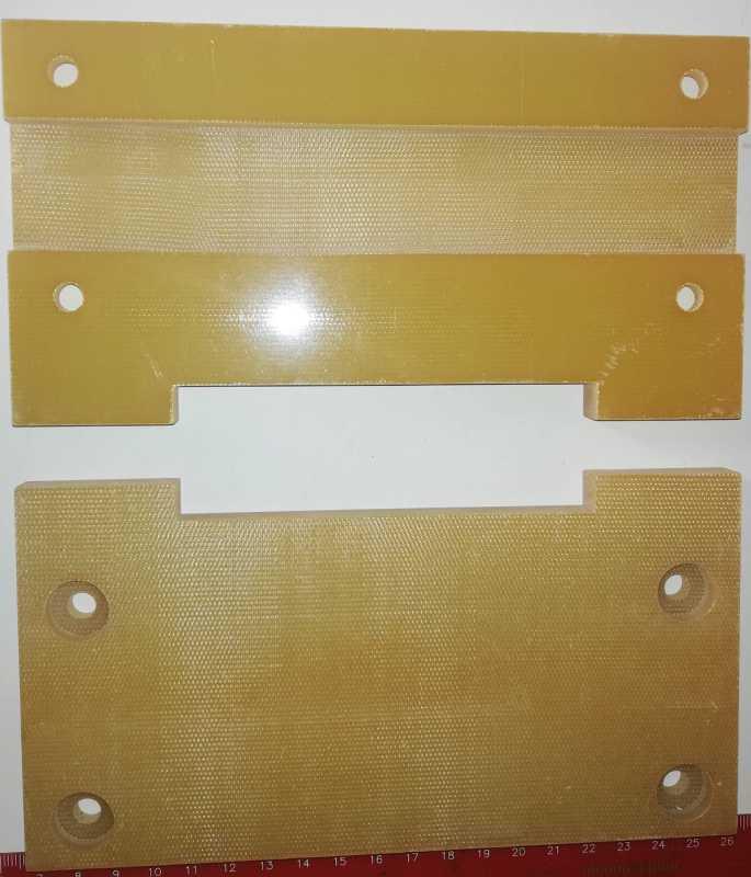 sklotextilová deska opracovaná - 100x190x12mm