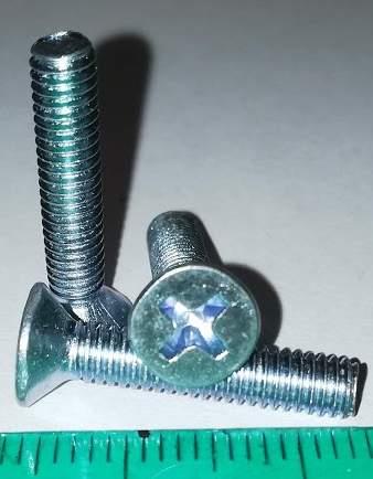 sroub-107 .. šroub M4x20  .. balení 100ks za 60Kč