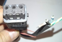 konektor STAK-3K s kabelem 20cm, 4 vodiče, nepoužitý