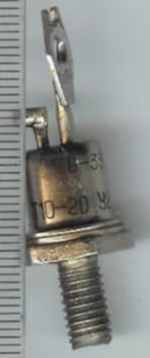 T10-20- tyristor - pájený