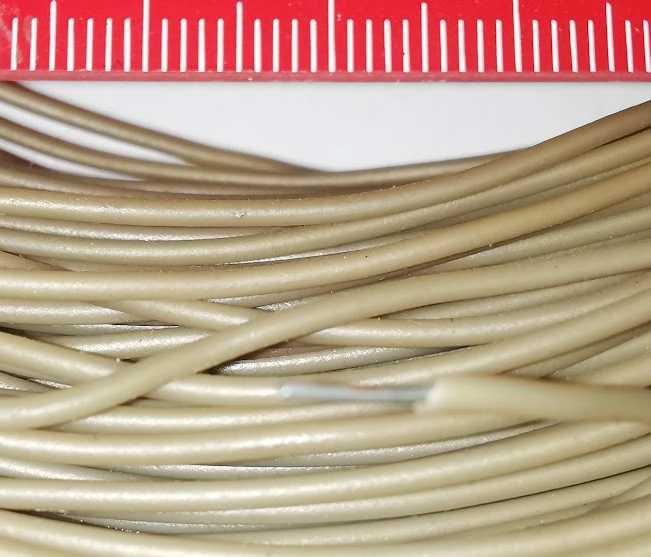 drát pocínovaný, šedý, neupřesněný typ, zbytek cca 1,6kg za 130Kč