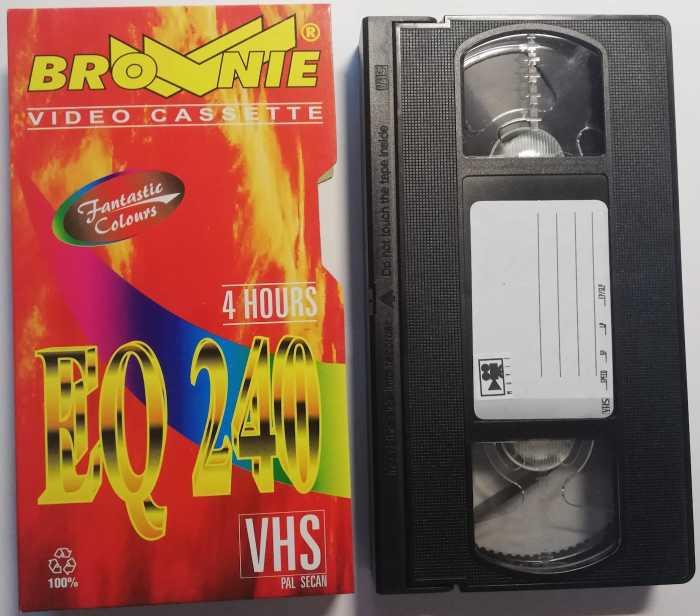 videokazeta VHS BROWNIE EQ240, použitá