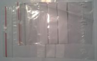 Rychlouzavírací sáčky s popisovacím pruhem 6 x 8 cm  .. balení 100ks za 50Kč