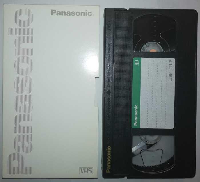 videokazeta VHS Panasonic E240, použitá