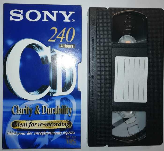 videokazeta VHS SONY E240CDE, použitá