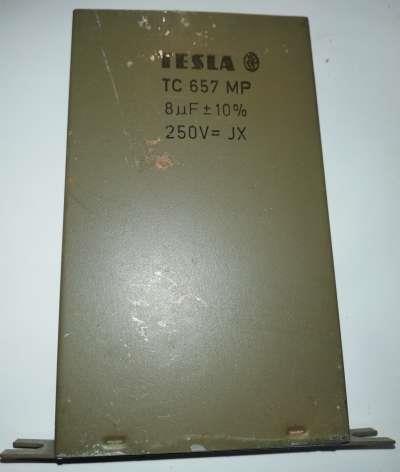TC657MP 8u 250V TESLA, pájený  .. cena na dotaz / price on request